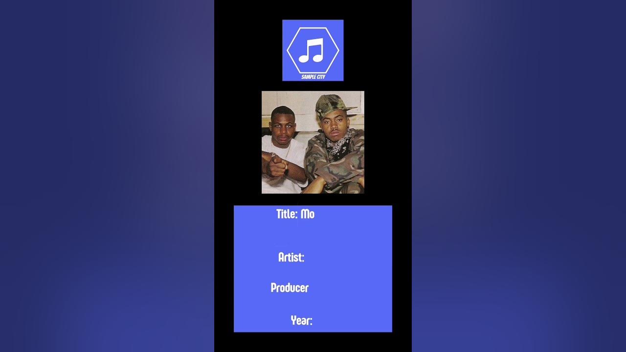 Sample from classic AZ Ft Nas song - Mo Money, Mo Murder, Mo Homicide Sample from classic AZ Ft Nas song - Mo Money, Mo Murder, Mo Homicide