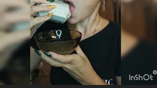 Мокрый хруст мелом, Г. Ватутин.Wet crunch with chalk, G. Vatutin. АСМР Мукбанг 🤤❤️ Asmr Mukbang.