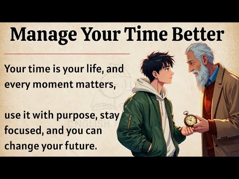 How to Manage Your Time Effectively – Stop Wasting Your Time || Improve Your English ✅️ 