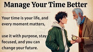 How to Manage Your Time Effectively – Stop Wasting Your Time || Improve Your English ✅️ 