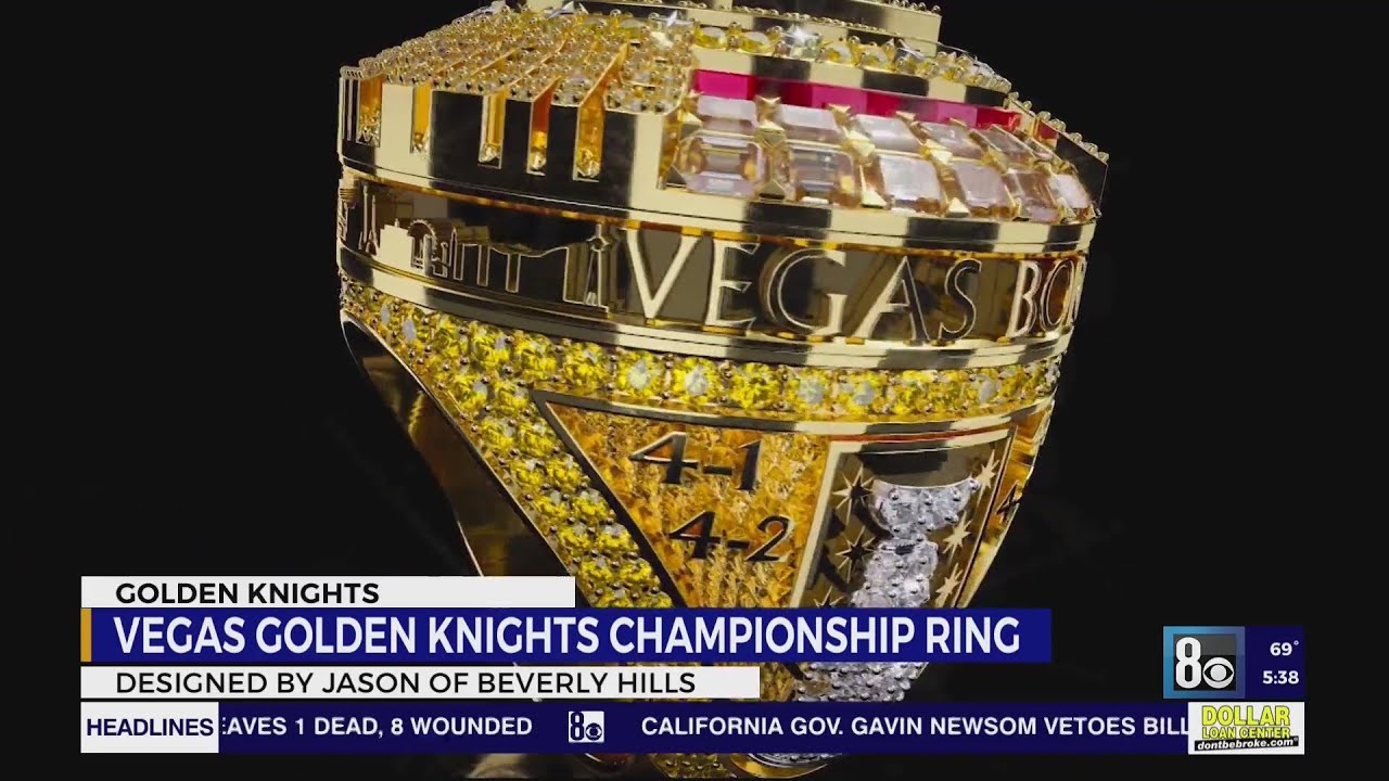 Golden Knights show off stunning, extra-versatile Stanley Cup rings