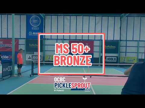 Men's Singles 50+ Finals BRONZE Tee vs Ng | OCBC PickleSprout 2026