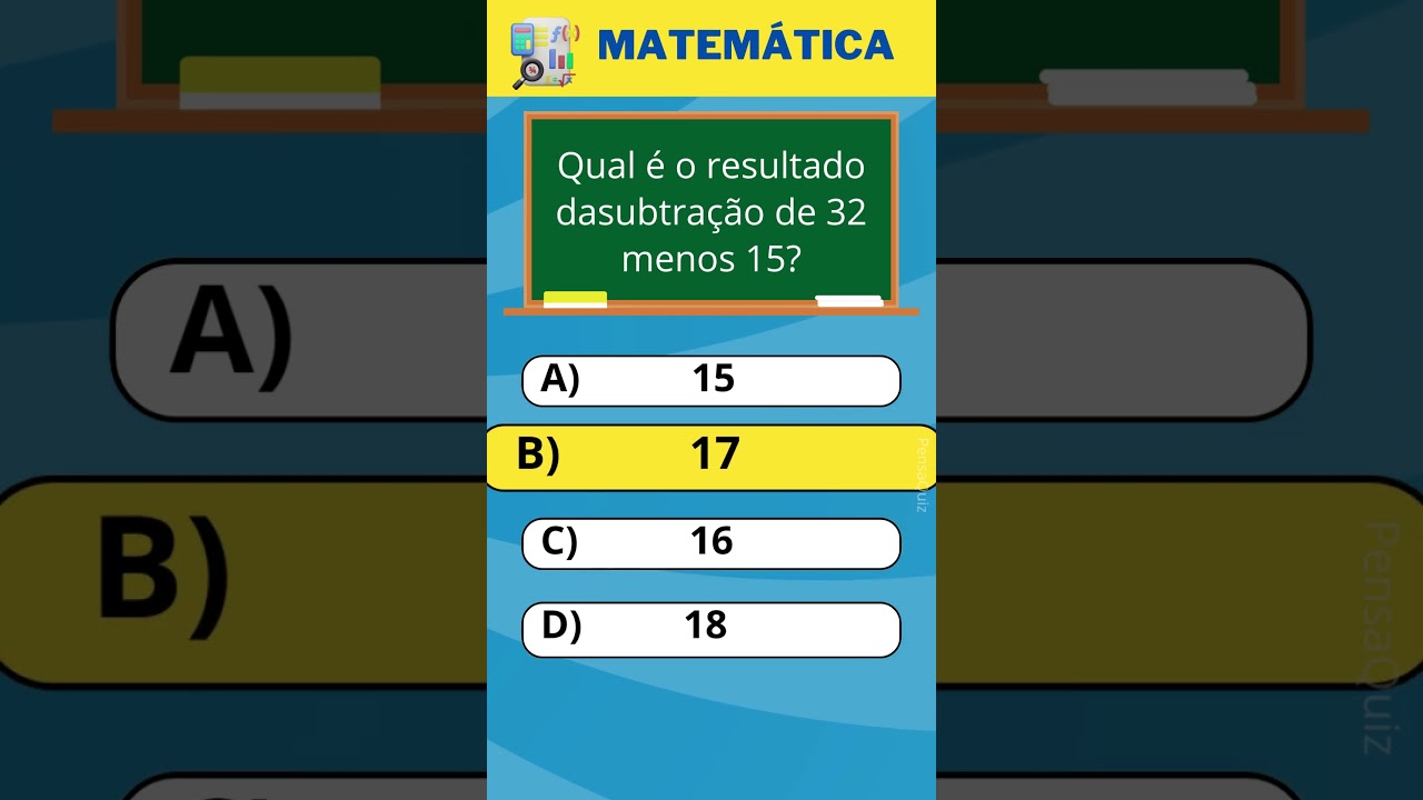 Quiz de Matemática básica PART.3 #quiz #matemáticabásica #quiztiktok