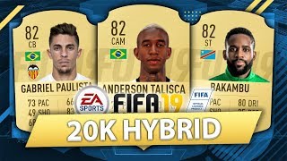 Overpowered 20K Hybrid W Talisca Fifa 19 Squad Builder