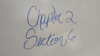 Algebra 1: Chapter 2 Section 6