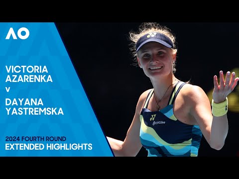 Victoria Azarenka v Dayana Yastremska Extended Highlights | Australian Open 2024 Fourth Round