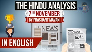 English 7 November 2018 - The Hindu Editorial News Paper Analysis [UPSC/SSC/IBPS] Current affairs