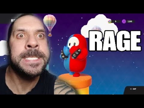 Funny Fall guys Rage - YouTube
