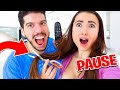 EXTREME PAUSE CHALLENGE with BOYFRIEND! (24 HOURS)