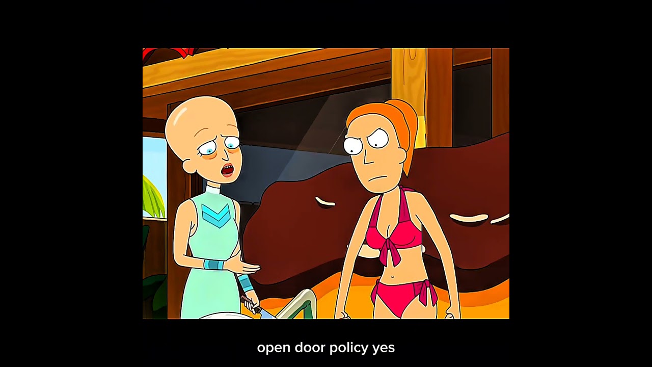 Summer just wanna hang out with Rick 😞| Rick and Morty season 8 episode 9 #rickandmorty