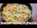 How to make creamy shrimp alfredo pasta  30 minute meal