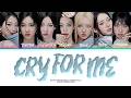 AI Original BABYMONSTER CRY FOR ME 나를 위해 울어 COLOR CODED LYRICS 