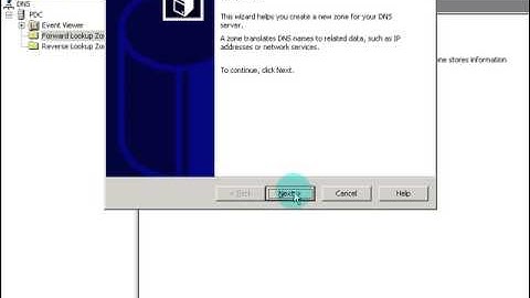 Server2003R2 | Forward & Reverse Lookup Zone