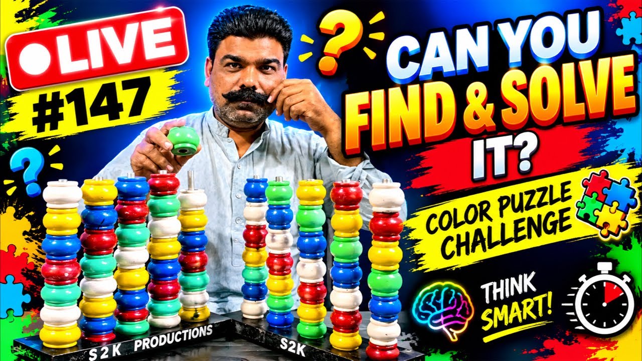 LIVE #147 🔥 Can You FIND & SOLVE It? 🎨🧩 | Color Puzzle Challenge