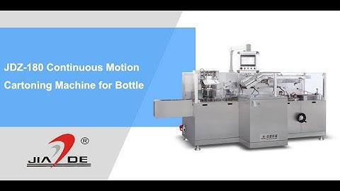 JDZ 180 Cartoning Machine for Special Bottle