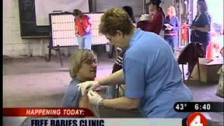 Free rabies vaccination clinic