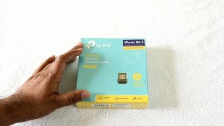 tp-link 150 Mbps Wireless N Nano USB Adapter (TL-WN725N) Unboxing and Review in Telugu