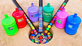Mentos and Coca Cola Waterpark! Big Fanta, Pepsi, Mirinda, 7up, Sprite, Mtn Dew and other Top Sodas by PANDA EXPERIMENTS 7,158 views 11 months ago 9 minutes, 51 seconds