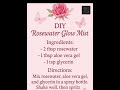 Rose Water Glow Mist for Fresh, Dewy Skin - #skincare #rosewater #skin #youtube #shortsviral #shorts