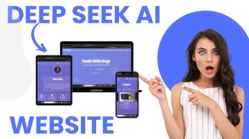 Create Responsive Portfolio Website Using DeepSeek AI – Full Tutorial (Step-by-Step)