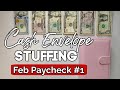 CASH ENVELOPE STUFFING | February 2021 Budget | Paycheck #1 | Budget With Me