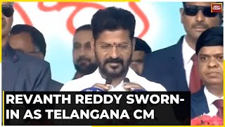 Revanth Reddy Takes Oath As T'gana Chief Minister, Telangana CM Revanth Reddy Oath Taking Ceremony