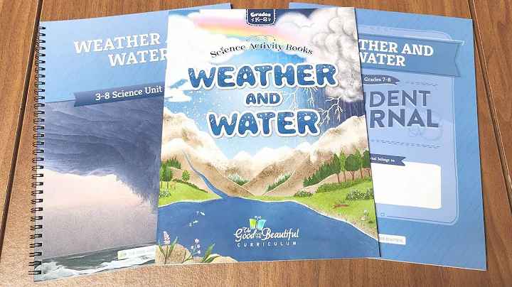 Science Activity Books for Littles WEATHER & WATER Flip Through || The Good and The Beautiful