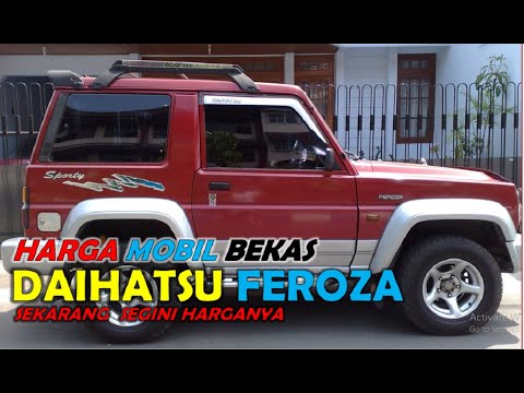 Harga Mobil  Bekas  Daihatsu Feroza  Tahun 1993 1997 YouTube