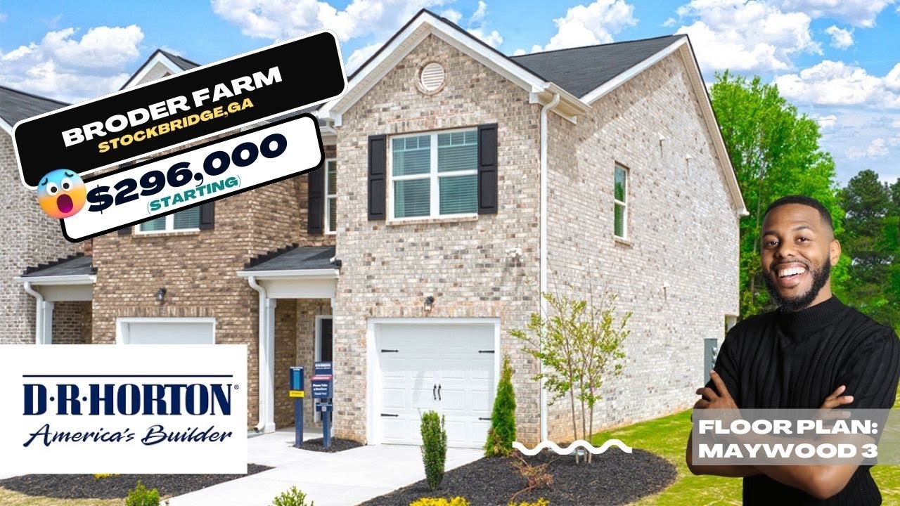FULL Tour of New Townhomes at Broder Farm Community Stockbridge, Ga
