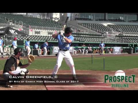 Calvin Greenfield Prospect Video, C St Rita of Cascia High School class of 2017