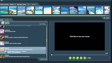 Basic muvee Reveal photo slideshow software tutorial