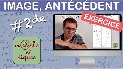 EXERCICE : Déterminer une image ou un antécédent (2) - Seconde