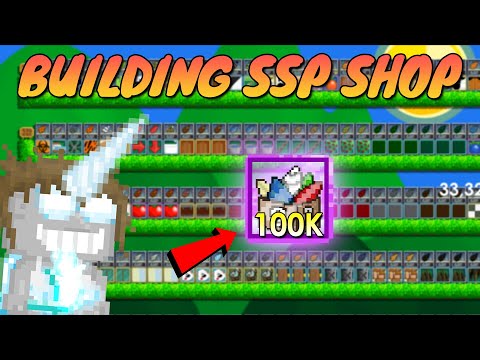 BUILDING NEW SSP SHOP!! ? | Growtopia
