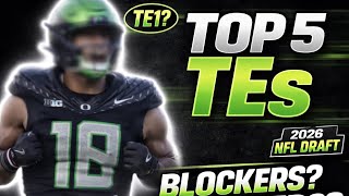 Top 5 Tight Ends | 2026 NFL Draft 🔥