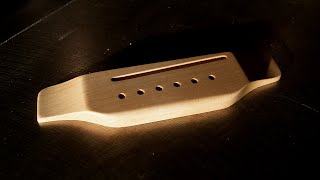 Woodworking - CNC a multiscale Acoustic Guitar Bridge