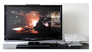 Подключаем ноутбук к телевизору если нет HDMI(Как подключить ноутбук к телевизору если нет HDMI выхода на ноутбуке., 2014-03-12T15:35:28.000Z)