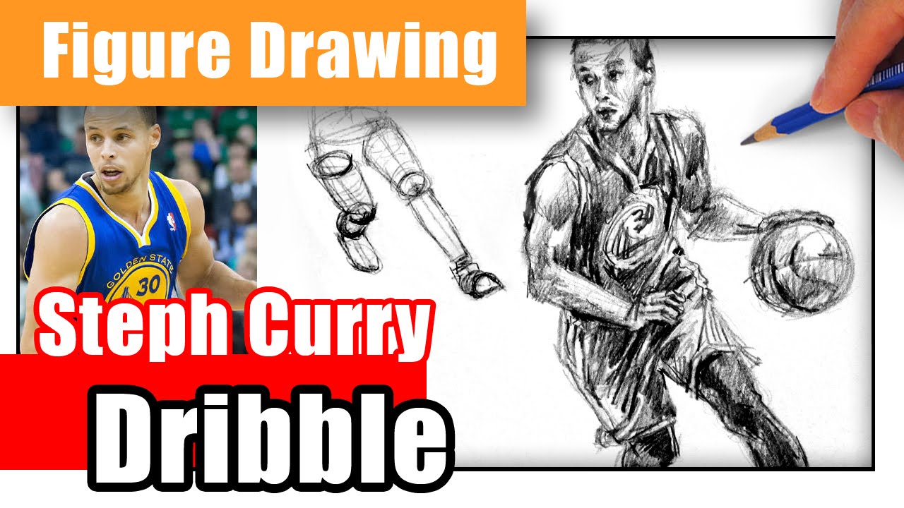 Stephen Curry - Colored pencil drawing