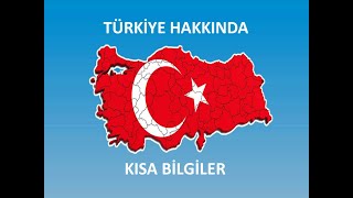Türki̇ye Hakkinda 8 Kisa Bi̇lgi̇