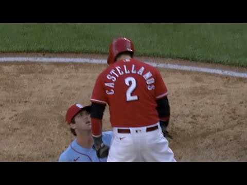 Benches Clear after Castellanos Flexes over Pitcher, a breakdown