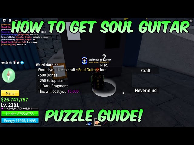 How to Get the Soul Guitar in Blox Fruits: Easy Method