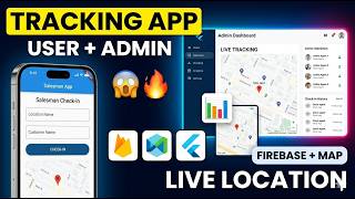 Build a Salesman Tracking User + Admin App Without Coding | Firebase + MCP + Flutter