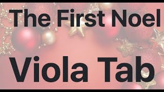 Learn The First Noel on Viola - How to Play Tutorial