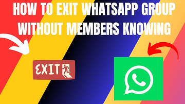 How to Exit WhatsApp Group Without Members Knowing (2025)