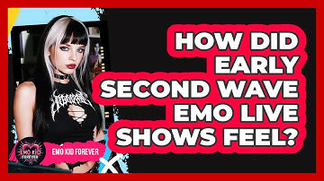 How Did Early Second Wave Emo Live Shows Feel? - Emo Kid Forever