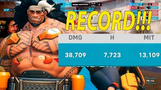 38K DMG! THIS IS RECORD DMG WITH TANK! YEATLE INSANE MAUGA GAMEPLAY OVERWATCH 2