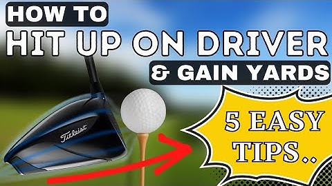 HOW TO HIT UP WITH DRIVER & GAIN YARDS...