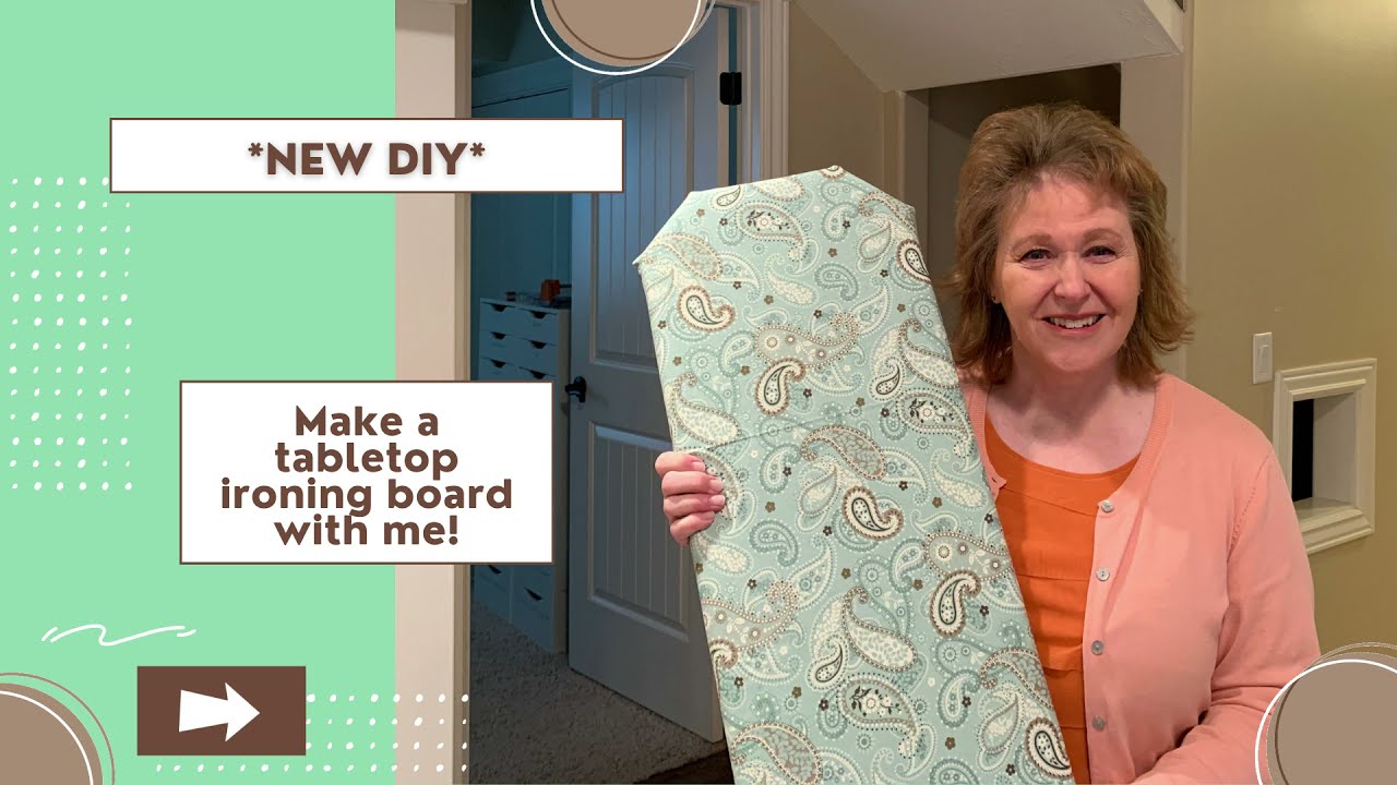 How to Make a DIY Tabletop Ironing Board