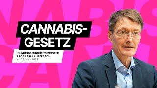 Bundesgesundheitsminister Prof. Karl Lauterbach zum Cannabisgesetz