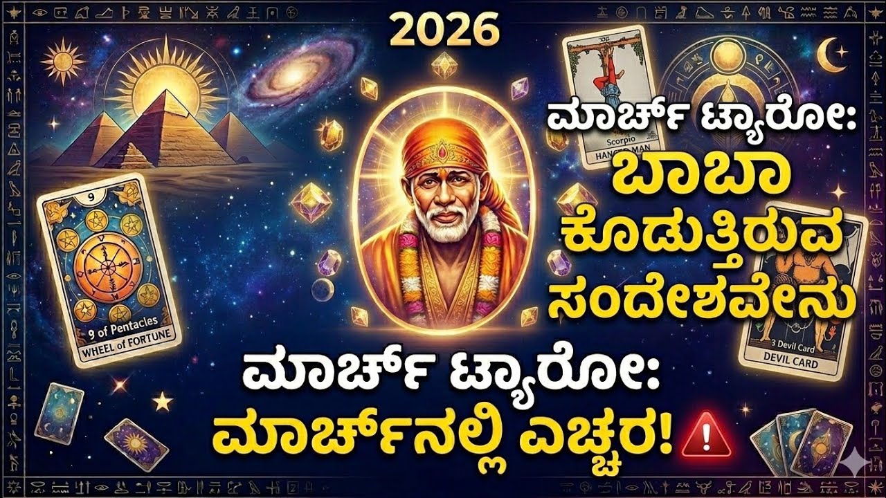 222 ಏಂಜಲ್ ನಂಬರ್ ಮೂಲಕ ಮಾರ್ಚ್ ತಿಂಗಳಿನಲ್ಲಿ ಬಾಬಾ ಕೊಡುತ್ತಿರುವ ಸೂಚನೆ ಏನು?! #shreesaipavada  #sai #tarot 