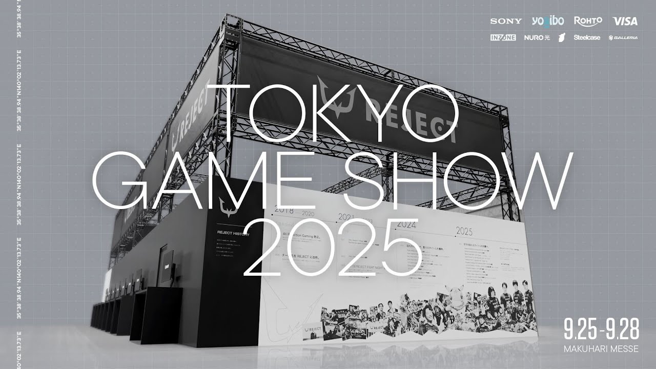TGS2025】REJECTブース Day2配信⚡️ - YouTube